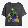 Best Pirce ⭐ Disney Princesses Dragon Form Mineral Wash Crop 👏 Girls T-Shirt 🤩