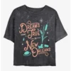 Coupon 🧨 Disney Princesses Dreams Come True In New Orleans Mineral Wash Crop 😉 Girls T-Shirt ⭐