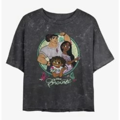 Cheapest ✨ Disney Encanto Sisters Mineral Wash Crop Girls T-Shirt 🧨