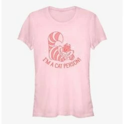 Best Pirce 💯 Disney Alice in Wonderland Cheshire Cat Person Girls T-Shirt 🤩