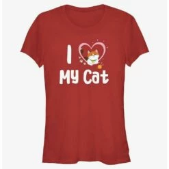 Best Sale 🎁 Disney Pixar Big Hero 6 Love My Cat Girls T-Shirt 🎁