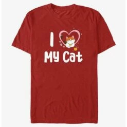 Flash Sale ❤️ Disney Pixar Big Hero 6 Love My Cat T-Shirt ⭐