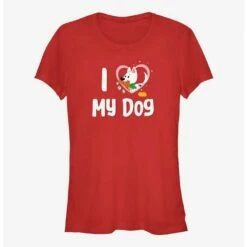 Hot Sale ⭐ Disney Bolt Love My Dog Girls T-Shirt 🔥
