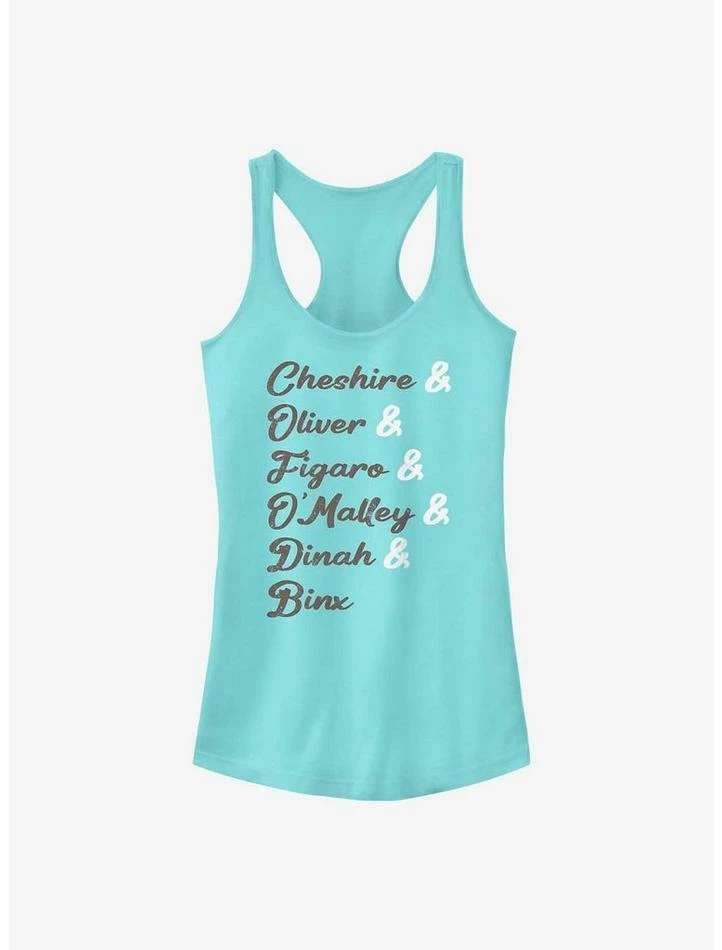 New π Disney Channel Cheshire, Oliver, Figaro, O'Malley, Dinah, Binx Girls Tank π 1 New π Disney Channel Cheshire, Oliver, Figaro, O'Malley, Dinah, Binx Girls Tank π