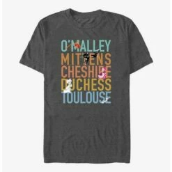 Best Sale ⭐ Disney Channel O'Malley, Mittens, Cheshire, Duchess, Toulouse T-Shirt ✔️