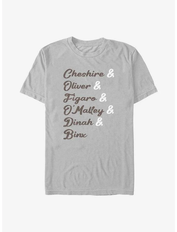 Cheap ⭐ Disney Channel Cheshire, Oliver, Figaro, O'Malley, Dinah, Binx T-Shirt ✨ 1 Cheap ⭐ Disney Channel Cheshire, Oliver, Figaro, O'Malley, Dinah, Binx T-Shirt ✨