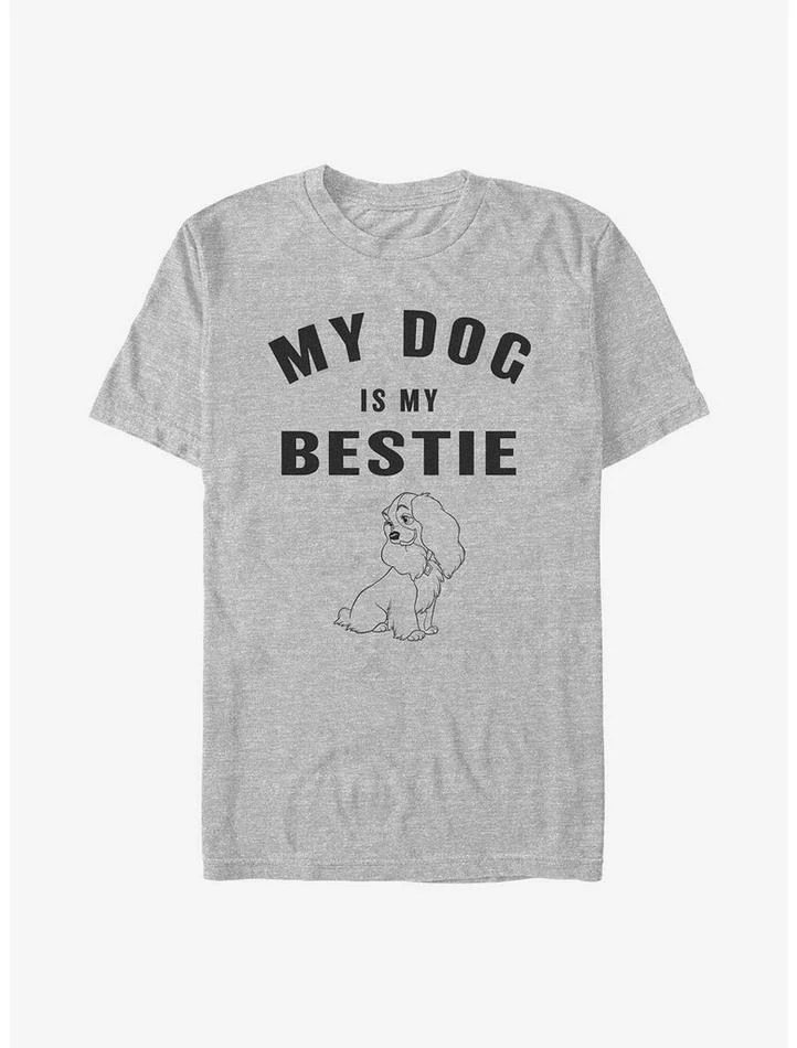 Deals ✨ Disney Lady and the Tramp Lady Is My Bestie T-Shirt ✨ 1 Deals ✨ Disney Lady and the Tramp Lady Is My Bestie T-Shirt ✨
