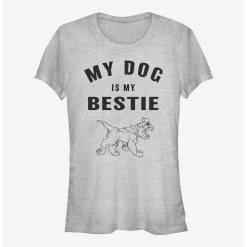 Promo 🎉 Disney Oliver & Company Dodger Is My Bestie Girls T-Shirt 👍