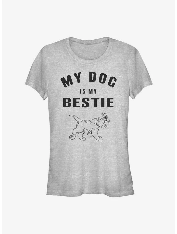 Promo 🎉 Disney Oliver & Company Dodger Is My Bestie Girls T-Shirt 👍 1 Promo 🎉 Disney Oliver & Company Dodger Is My Bestie Girls T-Shirt 👍