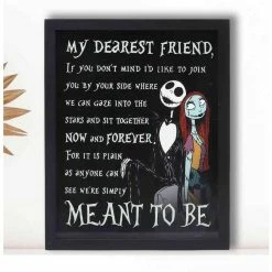 Top 10 ❤️ Disney The Nightmare Before 🎁 Christmas My Dearest Friend Framed Printed Glass Wall Decor ⭐ -Dressup Outfits Shop 19953171 av4