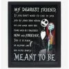 Top 10 ❤️ Disney The Nightmare Before 🎁 Christmas My Dearest Friend Framed Printed Glass Wall Decor ⭐