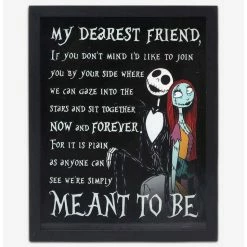 Top 10 ❤️ Disney The Nightmare Before 🎁 Christmas My Dearest Friend Framed Printed Glass Wall Decor ⭐