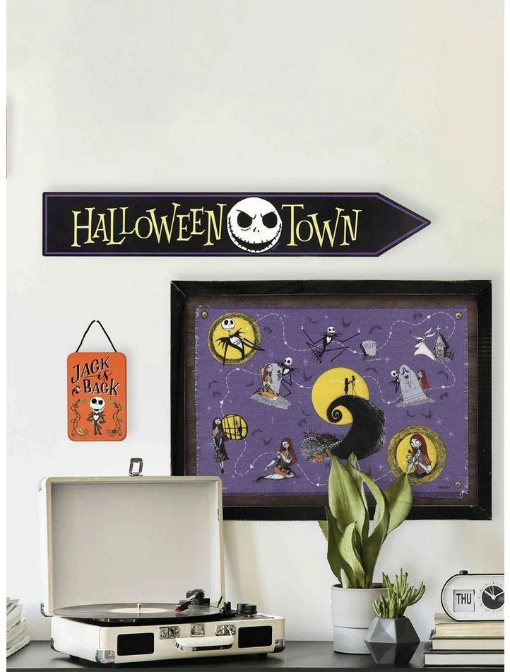 Cheap π Disney The Nightmare Before β Christmas Halloween Town Map Framed Canvas Wall Decor π 5 Cheap π Disney The Nightmare Before β Christmas Halloween Town Map Framed Canvas Wall Decor π - Image 5