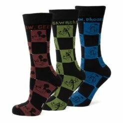 Best Pirce ✔️ Disney Mickey Mouse and Friends Checkered Sock 3-Pack ✨