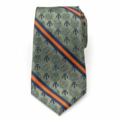Outlet 👍 Star Wars Book of Boba Fett Green Men's Tie ⌛ -Dressup Outfits Shop 19953874 av2