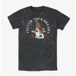 Coupon ⭐ Disney Princesses Tiana Follow Your Dreams Mineral Wash T-Shirt 🔔