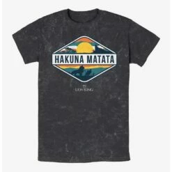 Flash Sale ✔️ Disney The Lion King Hakuna Matata Emblem Mineral Wash T-Shirt 🎁