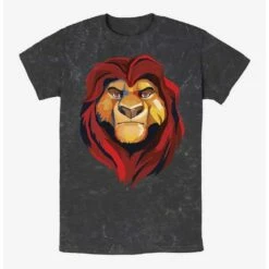 Discount 🛒 Disney The Lion King Mufasa Mineral Wash T-Shirt 👏