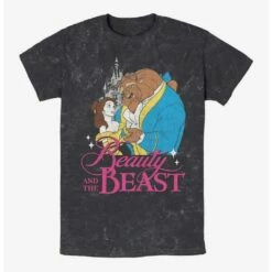 Hot Sale ⌛ Disney Beauty and the Beast Classic Mineral Wash T-Shirt 🤩