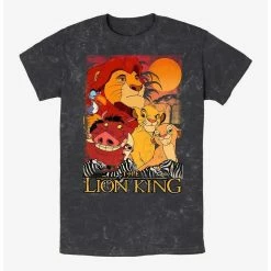 Flash Sale ⭐ Disney The Lion King Poster Mineral Wash T-Shirt 😉