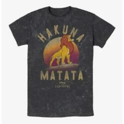 New 🛒 Disney The Lion King Warrior Mineral Wash T-Shirt ⌛
