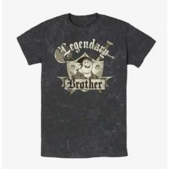 Outlet 🎁 Disney Pixar Onward Legendary Big Brother Mineral Wash T-Shirt 💯