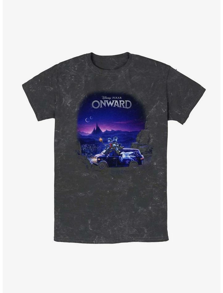 Best Pirce ✨ Disney Pixar Onward Poster Mineral Wash T-Shirt ✨ 1 Best Pirce ✨ Disney Pixar Onward Poster Mineral Wash T-Shirt ✨