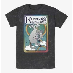 Flash Sale ⌛ Disney Pixar Onward Unicorn Rubbish n' Rainbows Mineral Wash T-Shirt 🎉