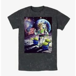 Discount ✔️ Disney Pixar Toy Story Moon Guy Mineral Wash T-Shirt ⌛