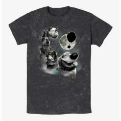 Top 10 ⭐ Disney Pixar Up Dug Moon Mineral Wash T-Shirt ❤️