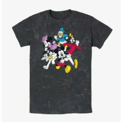Outlet ✔️ Disney Mickey Mouse Mickey and Friends Mineral Wash T-Shirt ✔️