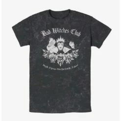 Outlet 👍 Disney Villains Bad Witches Club Mineral Wash T-Shirt 👏