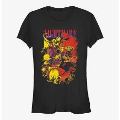 Cheapest ✨ Disney The Nightmare Before ❤️ Christmas Spook Squad 🔔 Girls T-Shirt ✔️