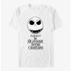 Hot Sale 👍 Disney The Nightmare Before Christmas Jack Face T-Shirt ❤️