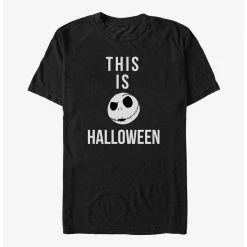 Hot Sale ❤️ Disney The Nightmare Before 😍 Christmas Jack Skellington This Is Halloween T-Shirt 😍