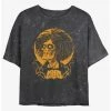 Discount 🎉 Disney Hocus Pocus RIP Billy Mineral Wash Girls Crop T-Shirt 🎁