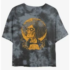Cheapest 🌟 Disney Hocus Pocus RIP Billy Tie-Dye 💯 Girls Crop T-Shirt ✨