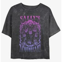 Best reviews of ❤️ Disney The Nightmare Before 🎉 Christmas Sally's Apothecary Mineral Wash Girls Crop T-Shirt 🧨