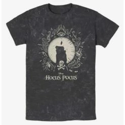 New 😍 Disney Hocus Pocus Black Flame Mineral Wash T-Shirt ❤️
