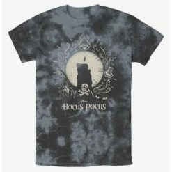 Best Sale ✔️ Disney Hocus Pocus Black Flame Tie-Dye T-Shirt ❤️