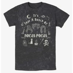 Cheap 🔔 Disney Hocus Pocus Sanderson Sisters A Bunch of Hocus Pocus Mineral Wash T-Shirt ✔️