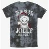 Best deal 🛒 Disney The Nightmare Before ❄ Christmas Jolly Santa Jack Tie-Dye T-Shirt ✔️