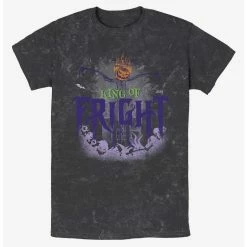 Discount ✔️ Disney The Nightmare Before Christmas King of Fright Mineral Wash T-Shirt ✔️