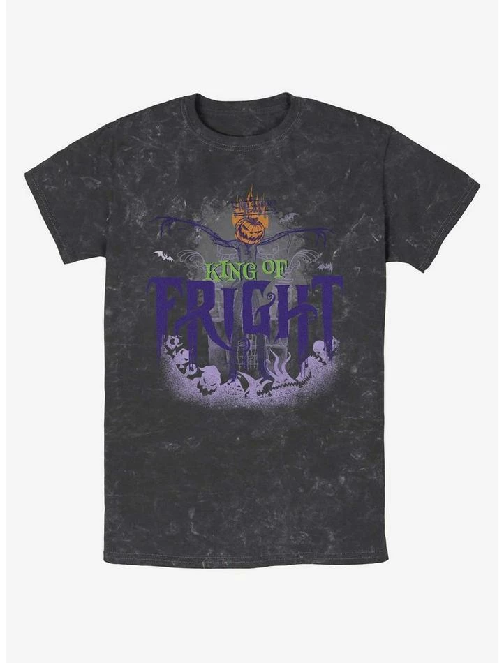 Discount ✔️ Disney The Nightmare Before Christmas King of Fright Mineral Wash T-Shirt ✔️ 1 Discount ✔️ Disney The Nightmare Before Christmas King of Fright Mineral Wash T-Shirt ✔️