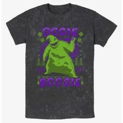 Deals ⭐ Disney The Nightmare Before ⭐ Christmas Oogie Boogie Christmas Mineral Wash T-Shirt 👏