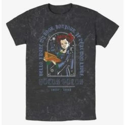 Discount 🛒 Disney Hocus Pocus Winnie I Want My Book Mineral Wash T-Shirt ⭐