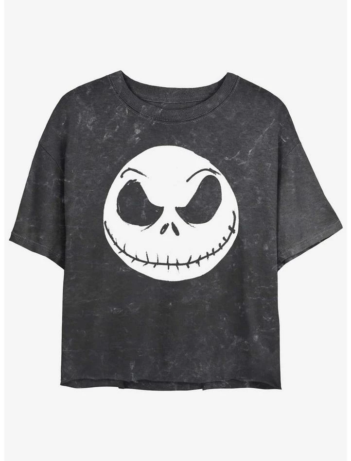 Brand new β¨ Disney The Nightmare Before Christmas Big Face Jack Mineral Wash π Girls Crop T-Shirt β 1 Brand new β¨ Disney The Nightmare Before Christmas Big Face Jack Mineral Wash π Girls Crop T-Shirt β