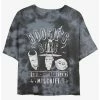 Best Sale ✨ Disney The Nightmare Before 🌟 Christmas Boogie's Boys Tie-Dye Girls Crop T-Shirt 🌟