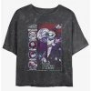 Deals 🤩 Disney The Nightmare Before ❄ Christmas First Nightmare Mineral Wash 🤩 Girls Crop T-Shirt ✨