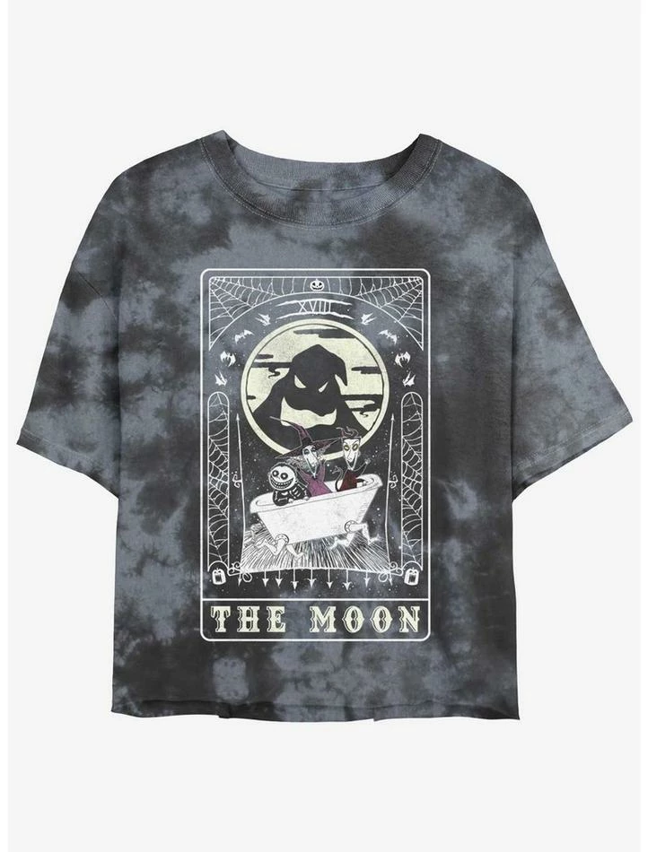 Promo β Disney The Nightmare Before βοΈ Christmas The Moon Tarot Card Tie-Dye π Girls Crop T-Shirt β 1 Promo β Disney The Nightmare Before βοΈ Christmas The Moon Tarot Card Tie-Dye π Girls Crop T-Shirt β